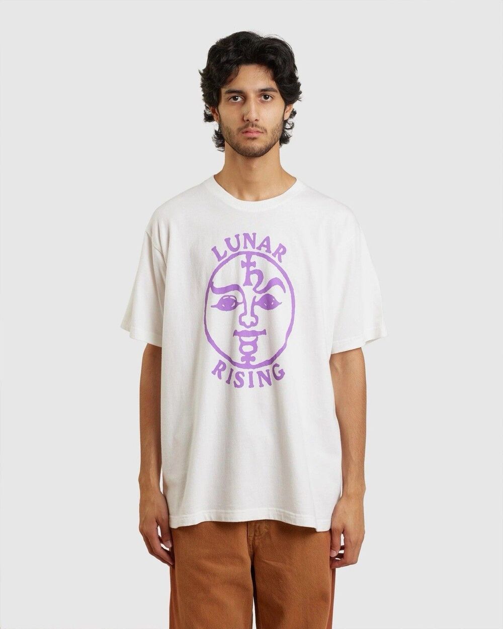 Good Morning Tapes Men’s Sz Small Lunar Rising T-shirt Streetwear Celestial